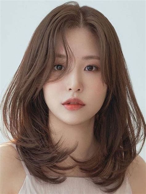 low maintenance trendy korean shoulder length hair|korean shoulder hairstyles for women.